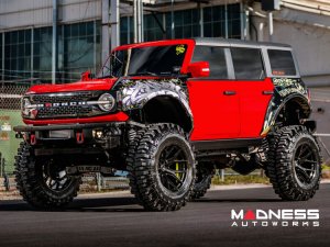 Ford Bronco Custom Wheels - HF6-4 by Vossen - Satin Black Ford Bronco Custom Wheels - HF6-4 by Vossen - Satin Black